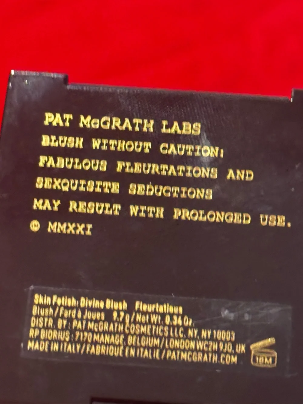 Pat McGrath compact blush